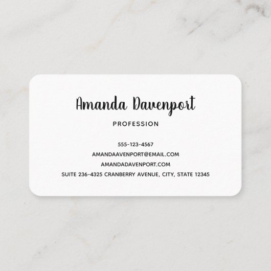 Foto van de kust van het eiland en tropisch Zee Visitekaartje (Achterkant)