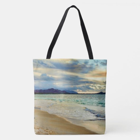 Foto van de kustparadise Sunset Glow Tote Bag (Voorkant)
