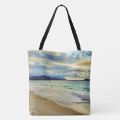 Foto van de kustparadise Sunset Glow Tote Bag (Achterkant)