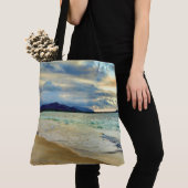 Foto van de kustparadise Sunset Glow Tote Bag (Dichtbij)