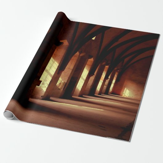 Foto van de lege gang cadeaupapier (Uitgerold)