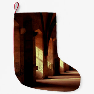 Foto van de lege gang kleine kerstsok