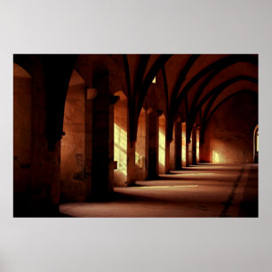 Foto van de lege gang poster