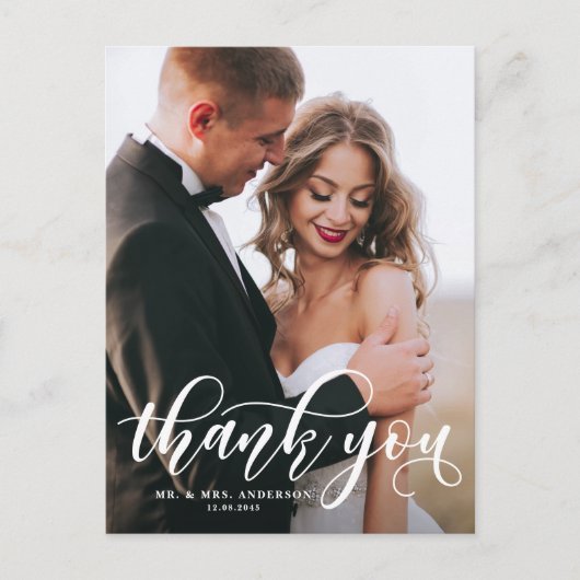 Foto van de liefdevolle moderne kalligrafie briefkaart (Voorkant)