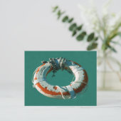 Foto van de Life Ring Art Briefkaart (Staand voorkant)