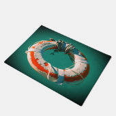 Foto van de Life Ring Art Deurmat (Schuin)