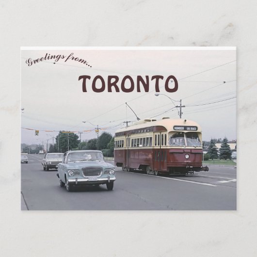  foto van de Long Branch Street Car Toronto Briefkaart (Voorkant)