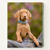 Foto van de luidop in het Hongaars Vizsla Dog ... Notitieboek (Achterkant)