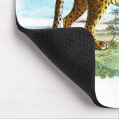 foto van de luipaard Mousepad Muismat (Hoek)