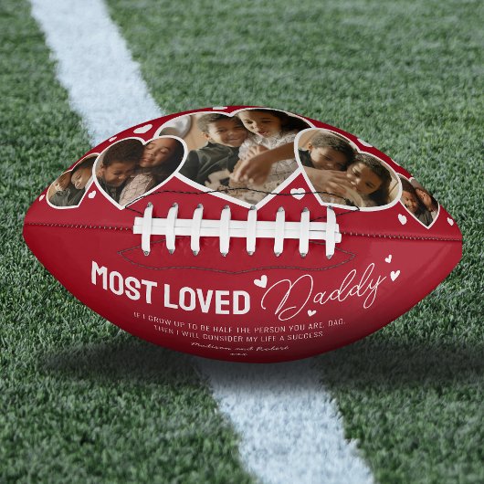 Foto van de meest geliefde vaders van papa bevesti american football