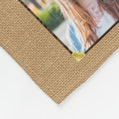 Foto van de middelbare school Collage Rustic Burla Fleece Deken (Hoek)