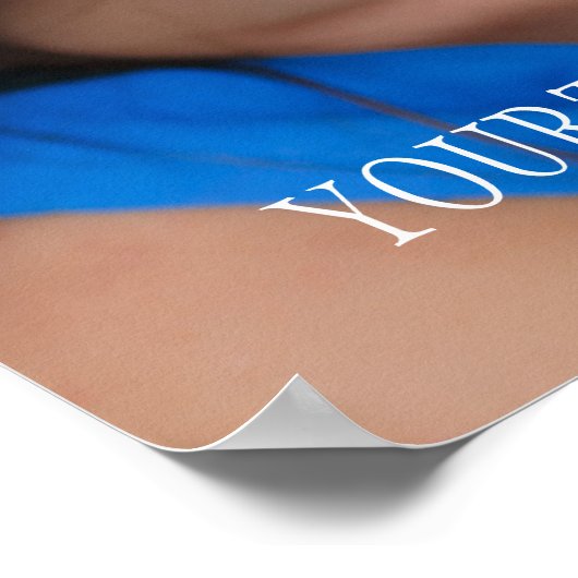 Foto van de middelbare school - Gefeliciteerd naam Poster (Hoek)