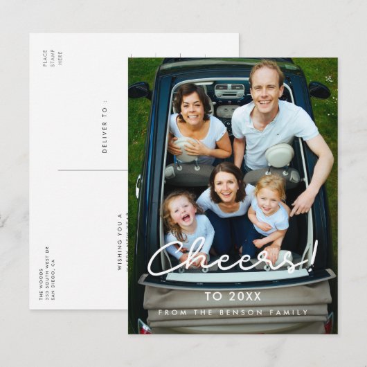 Foto van de miniatuur van de feestdag briefkaart (Voorkant / Achterkant)