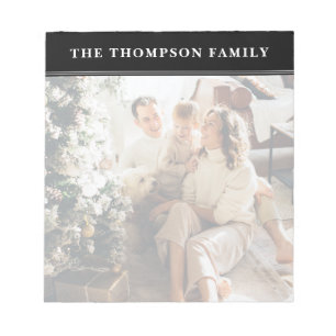 Foto van de minimalistische familie notitieblok