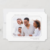 Foto van de miniroetingfoto van het seizoen feestdagenkaart (Voorkant)