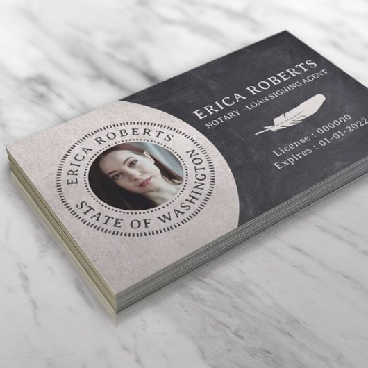  foto van de Mobile Notional Loan Signing Agent Visitekaartje