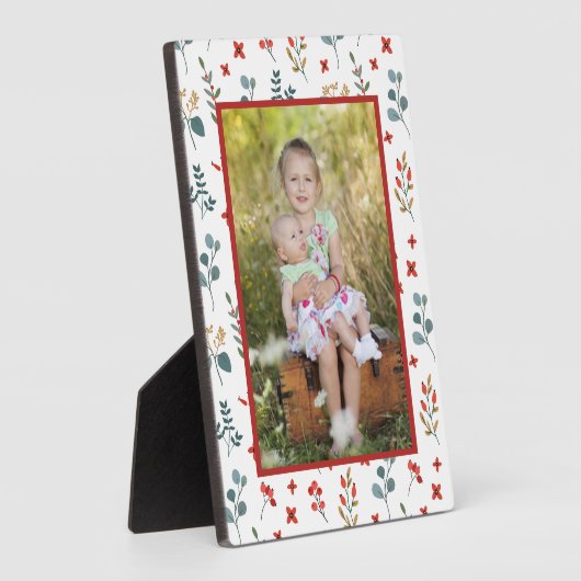 Foto van de moderne botanische feestdag fotoplaat (Zijkant)