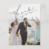 Foto van de moderne bruiloft van het Manuscript Da Briefkaart (Voorkant)