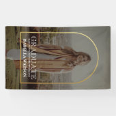 Foto van de Moderne Gold Arch-partij Spandoek (Horizontaal)