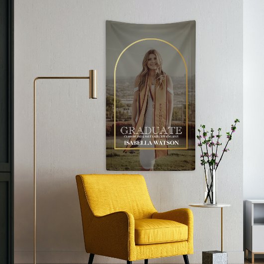 Foto van de Moderne Gold Arch-partij Spandoek