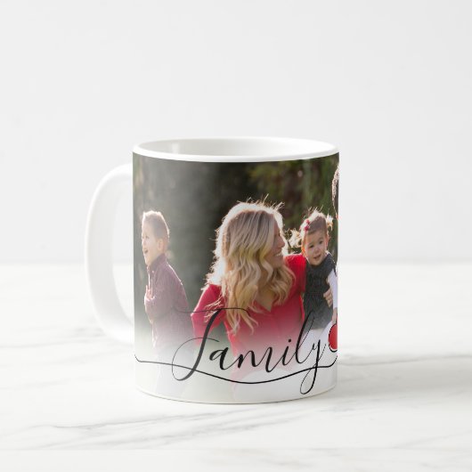 Foto van de moderne handschriftreeks koffiemok (Voorkant links)