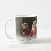 Foto van de moderne handschriftreeks koffiemok (Links)