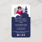 Foto van de moderne Home Professional Real Estate  Visitekaartje (Achterkant)