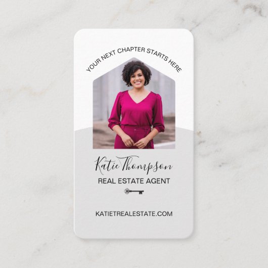 Foto van de moderne Home Professional Real Estate  Visitekaartje (Voorkant)