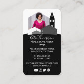 Foto van de moderne Home Professional Real Estate  Visitekaartje (Achterkant)