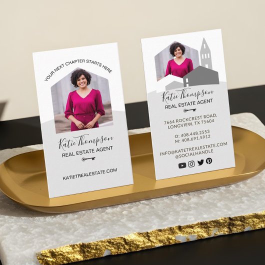 Foto van de moderne Home Professional Real Estate  Visitekaartje