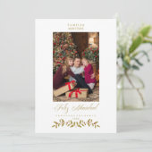 Foto van de Moderne Kerst van de Kerst van de Lega Feestdagenkaart (Staand voorkant)