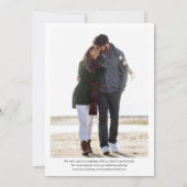 Foto van de moderne kleurrijke Waterverf Floral Save The Date (Achterkant)