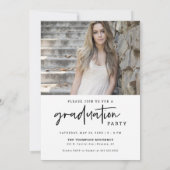 Foto van de moderne minimalistische Burgundy Schoo Kaart (Achterkant)