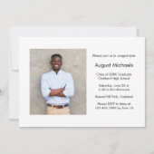 Foto van de Moderne Minimalistische GraduPartij Kaart (Voorkant)