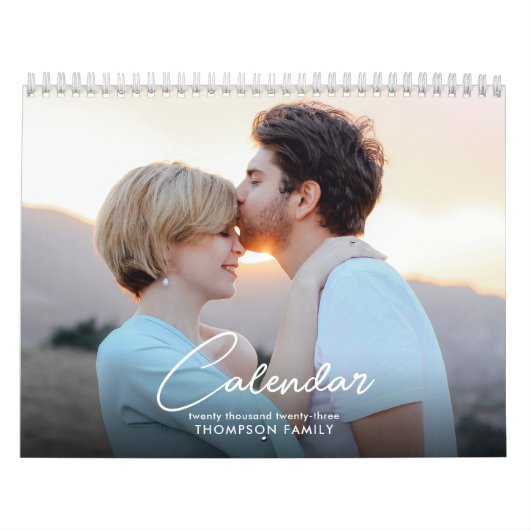 Foto van de Moderne Minimalistische Manuscript Kalender (Hoes)