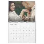 Foto van de Moderne Minimalistische Manuscript Kalender (Mar 2027)