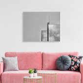 Foto van de moderne, moderne stedelijke architectu canvas afdruk (Insitu (Woonkamer))