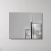 Foto van de moderne, moderne stedelijke architectu canvas afdruk (Voorkant)