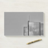 Foto van de moderne, moderne stedelijke architectu post-it® notes (Op bureau)