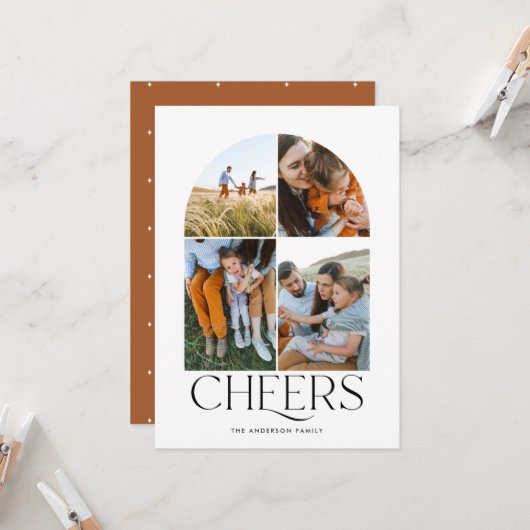 Foto van de moderne multiculturele kerst 4 (Voorkant / Achterkant in situ)