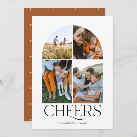 Foto van de moderne multiculturele kerst 4 (Voorkant / Achterkant)