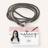 Foto van de moderne Notarische Ondertekening van d Badge (Voorkant met draagriem)