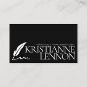 Foto van de moderne Noterende Openbare/Leningen di Visitekaartje (Achterkant)