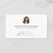 Foto van de moderne Noterende Openbare/Leningen di Visitekaartje (Voorkant)