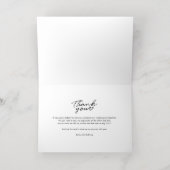 Foto van de moderne paardenbruiloft folie wenskaart (Binnenlaag)