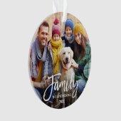 Foto van de moderne penseel ornament (voorkant)