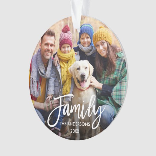 Foto van de moderne penseel ornament (voorkant)