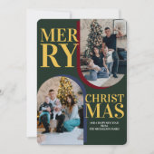 Foto van de moderne pretkerskunst feestdagenkaart (Voorkant)