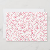 Foto van de moderne Red Valentijnsdag van het Manu Feestdagenkaart (Achterkant)