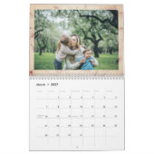 Foto van de moderne Roos Gold Marble Kalender (Mar 2027)